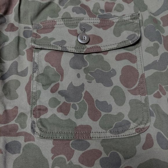 Mutual Weave Men's Green Camo Chino Board Shorts - Picture 5 of 8